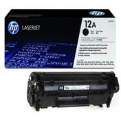 تصویر کارتریج 12A HP لیزری مشکی HP 12A Black LaserJet Toner Cartridge