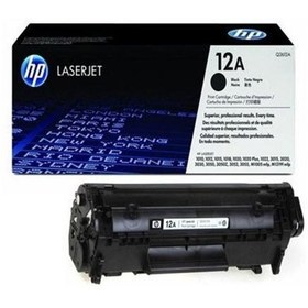 تصویر کارتریج 12A HP لیزری مشکی HP 12A Black LaserJet Toner Cartridge