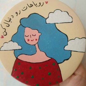 تصویر دیوار کوب دختر رویا 