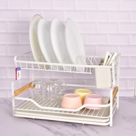 تصویر جاظرفی یونیک مدل UN-2840 دو طبقه سفید 