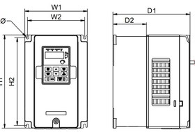 تصویر اینورتر سه فاز اینوت 37 کیلووات (50HP) سری GD20 INVT Inverter Series Goodrive20 (GD20)