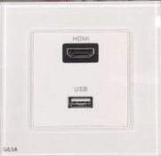 تصویر پریز HDMI + USB سری PRO گیلسا 