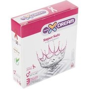 تصویر کاندوم ایکس دریم (XDream) مدل Super Safe بسته 3 عددی 