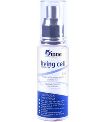 تصویر کرم ضد چروک صورت مخصوص شب وینا Living Cell +35 