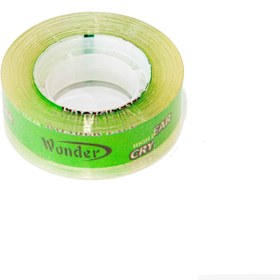 تصویر چسب نواری شفاف WONDER 18mm 18mm transparent adhesive tape