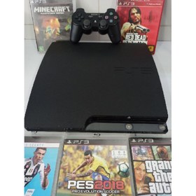 تصویر کنسول بازی سونی (استوک) PS3 Slim | حافظه 120 گیگابایت PlayStation 3 Slim (Stock) 120 GB