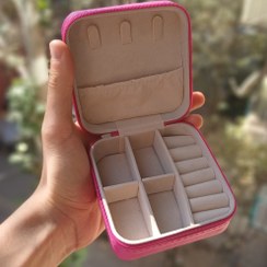 تصویر نظم دهنده جواهرات سفری ۱۰×۱۰ درجه یک Premium 10x10 Travel Jewelry Organizer