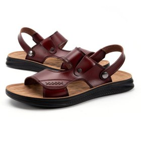 تصویر صندل مردانه دوکاره تابستانی برند nibeminent Men's Summer Fashion Beach Shoes Casual Dual-purpose Men's Sandals