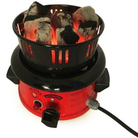 تصویر ذغال سرخ‌کن برقی صفحه چدنی | حرارت یکنواخت و روشن‌کردن سریع ذغال 