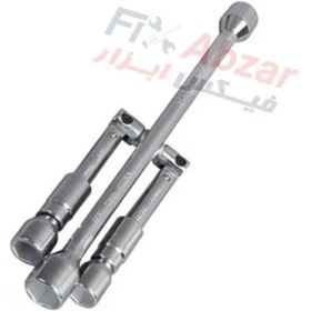 تصویر آچار چرخ سواری تاشو چهار سر بیگ رد مدل TRX31201 BIGRED Folding Lug Wrench 14 Inch model TRX31201