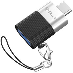 تصویر مبدل USB OTG به USB-C استوریا مدل ST-T2 