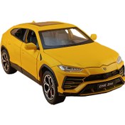 تصویر ماشین فلزی لامبورگینی اوروس 1:24 دودزا موزیکال و درب بازشو Lamborghini Urus 1:24 