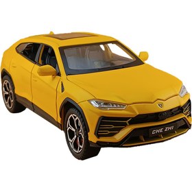 تصویر ماشین فلزی لامبورگینی اوروس 1:24 دودزا موزیکال و درب بازشو Lamborghini Urus 1:24 