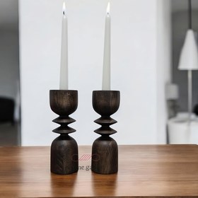 تصویر جاشمعی چوبی کد 105 