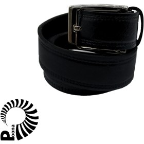 تصویر کمربند چرمی مشکی 