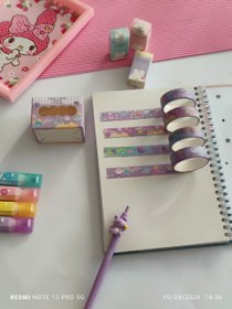 تصویر چسب واشی 4 عددی طرح فضانورد مدل2353 