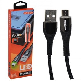 تصویر کابل تبدیل USB به MicroUSB موکسوم مدل CB-31 طول 1 متر کابل تبدیل