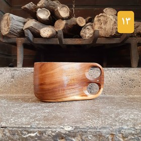 تصویر 1 عدد لیوان چوبی کوکسا کد 213 