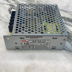 تصویر منبع تغذیه RS-50-24 MEAN WELL RS-50-24