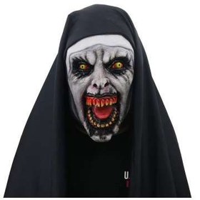 تصویر ماسک و صورتک طرح راهبه شیطان احضار 2 The Conjuring 2 Devil Nun Mask 