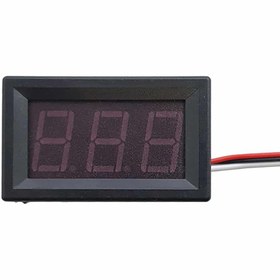 تصویر ولت متر دیجیتال پنلی 0 تا 100 ولت DC سایز 0.56 