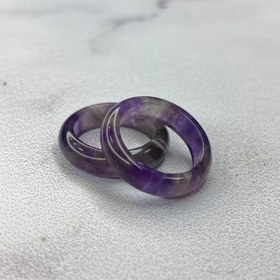 تصویر انگشتر سنگی آمیتیست 