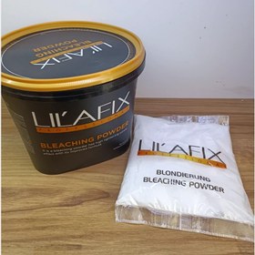 تصویر پودر دکلره نیم کیلویی لیلافیکس lilafix (سفیدوآبی) ترکیه اصل 