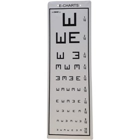 تصویر چارت بینایی سنجی مدل 04 