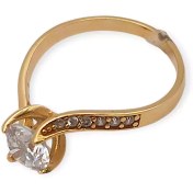 تصویر انگشتر سولیتر طلا 