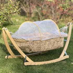 تصویر گهواره نوزاد تشک عمیق k1 برند راتین استور 