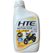 تصویر روغن موتور سیکلت اچ تی سی ۲۰W50 حجم ۱ لیتر 