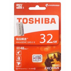 تصویر کارت حافظه TOSHIBA 32GB سرعت 48MB/s 