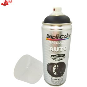 تصویر اسپری رنگ رینگ مشکی دوپلی کالر Black Wheel Paint Spray – DupliColor 400ml 