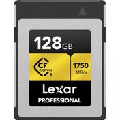 تصویر کارت حافظه لکسار Lexar 128GB CFexpress Type B Card GOLD 