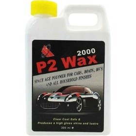 واکس و شیر پولیش بدنه خودرو P2 کد 2000 حجم 300 میلی لیتر