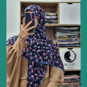 تصویر روسری گلگلی دخترانه محصول ایرانی باکیفیت جنس سوپر نخ سایز 140سانت دور دست دوز ارسال به سراسر کشور 