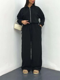 تصویر ست دو تیکه کبریتی زنانه سایز فری کرم 