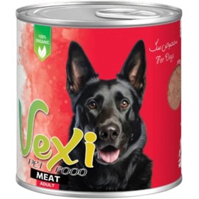 تصویر کنسرو پته ای سگ وکسی طعم گوشت مرغ و سیرابی 800 گرمی VEXI dog With chicken & trip 800 ML