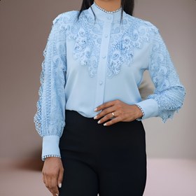 تصویر شومیز مجلسی سلنا کد ۱۰۲۰۸ 