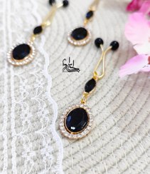 تصویر گیره روسری مجلسی نگین دار مرغوب 