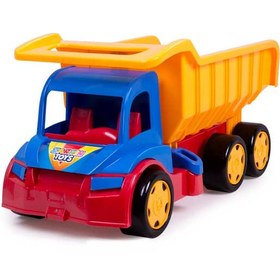 تصویر ماشین بازی زرین تویز مدل کامیون 120 کیلو سوپر معدن F Zarrin Toys Mini Truck Super F