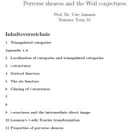 تصویر دانلود کتاب Perverse sheaves and the Weil conjectures [Lecture notes] 2016 کتاب انگلیسی قله های انحرافی و حدس های ویل [یادداشت های سخنرانی] 2016