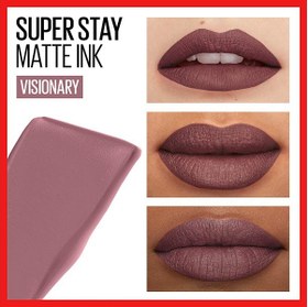 تصویر رژ لب مایع میبلین مات مدل Super Stay سوپر استی Maybelline Lipstick Liquid Matte Super Stay