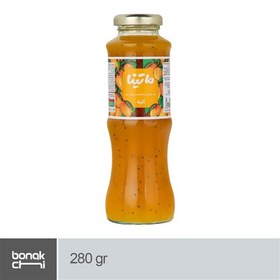 تصویر نوشیدنی دانه ریحان با طعم انبه ماتینا - 280 میلی لیتر Matina Mango-flavored basil seed drink - 280 ml