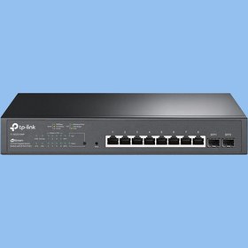 تصویر سوئیچ 10 پورت 1000 مدیریتی PoE با 2 پورت 1000SFP تی پی لینک TP-LINK TL-SG2210MP 