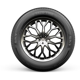 تصویر لاستیک یزدتایر 205/55/16 مدل sky تولید2024(حلقه ای) Yazd Tire Sky Model 205/55/16 - High-Performance Car Tire for All Weather Conditions