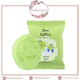 تصویر صابون کودک با عصاره سیب لاونیچر اوریفلیم Oriflame Love Nature baby Soap Bar apple