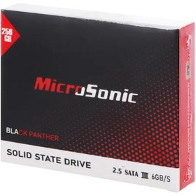 تصویر حافظه SSD اینترنال میکروسونیک مدل Black Panther ظرفیت 256 گیگابایت Microsonic Black Panther 256GB SSD HARD DRIVE