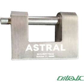 تصویر قفل کتابی استنلس استیل Astral مدل SUS304 