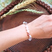 تصویر دستبند مدل تِرا - رزکوارتز 
